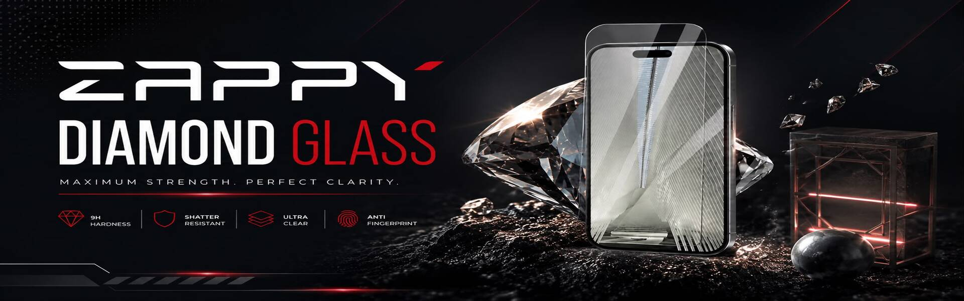 Diamond glass