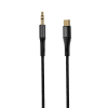 Kabel VIDVIE AL1111 AUX/Type-C 1.8m czarny