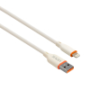 Kabel VIDVIE CB4028 USB/iPhone 3A 1.2m beżowy