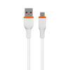 Kabel VIDVIE CB4031 USB/Type-C 3A 1m biały