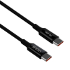 Kabel VIDVIE CB4049 Type C/Type C 60W 1m czarny
