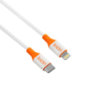 Kabel VIDVIE CB4014 Type C/iPhone 3A 1m biały