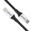Kabel VIDVIE CB4014 Type C/iPhone 3A 1m czarny
