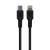 Ładowarka samochodowa VIDVIE CC543 30W 2xType-C+ kabel Type-C/iPh szara