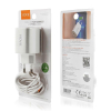 Ładowarka sieciowa VIDVIE PLE250C 2.4A  2xUSB+kabel USB/Type-C biała