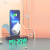 Ładowarka sieciowa VIDVIE PLE248 3A PD 20W USB+Type-C+ kabel Type-C/Type-C biała