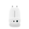 Ładowarka sieciowa VIDVIE PLE248 3A PD 20W USB+Type-C+ kabel Type-C/Type-C biała