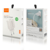 Ładowarka sieciowa VIDVIE PLE260 3A 33W GaN 2xType-C+ kabel Type-C/iPhone biała
