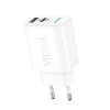 Ładowarka sieciowa VIDVIE PLE269 3A PD 30W 1xUSB+1xType-C biała
