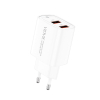 Ładowarka sieciowa VIDVIE PLE272 2.4A 2xUSB biała