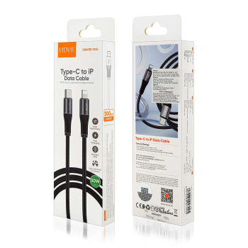 Kabel VIDVIE CB4038 Type-C/iPhone 30W 3m czarny
