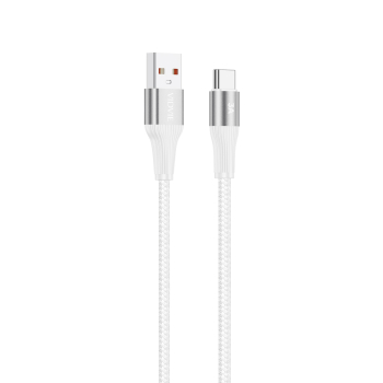 Kabel VIDVIE CB4038 USB/Type-C 3A 1m biały
