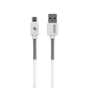 Kabel VIDVIE C510 USB/Micro 3.1A 1m biały