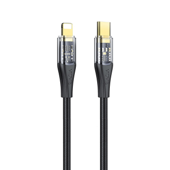 Kabel VIDVIE CB4017 Type C/iPhone 30W 1.2m czarny