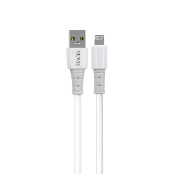 Kabel VIDVIE CB4020 USB/iPhone 3A 1.2m biały