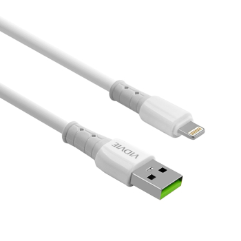 Kabel VIDVIE CB4020 USB/iPhone 3A 1.2m biały