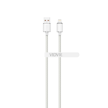Kabel VIDVIE CB4024 USB/iPhone 3A 1.2m biały