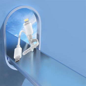 Kabel VIDVIE CB4024 USB/iPhone 3A 1.2m biały