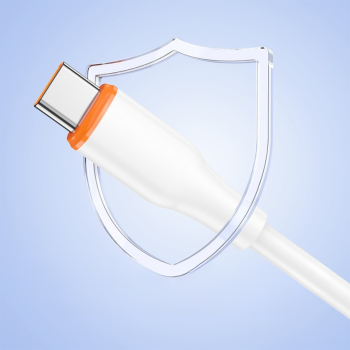 Kabel VIDVIE CB4031 USB/Type-C 3A 1m biały