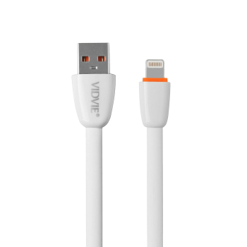 Kabel VIDVIE CB411 USB/iPhone 2.1A 1m biały