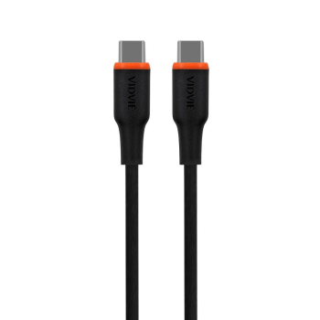 Ładowarka samochodowa VIDVIE CC549 30W 1xUSB+1xType-C+ kabel Type-C/Type-C czarna