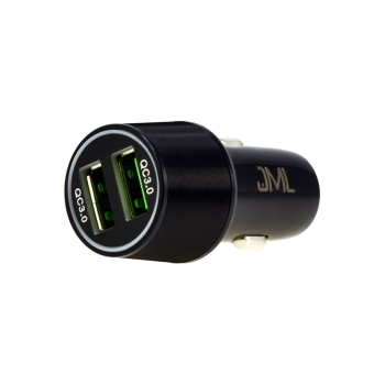 Ładowarka Samochodowa JML CC-104 - 2x USB 1,5A 36W QC 3.0