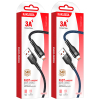 Kabel USB Kakusiga KSC-991 Lightning 1m 3A - Czarny
