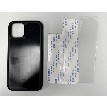 Zappy Case Iphone 13 Pro Max  Black / Leather / Wood