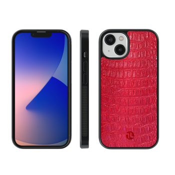 Zappy Leather - iPhone 12 PRO MAX - Crocodile Red