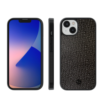 Zappy Leather - iPhone 12 PRO MAX - Daisies Black