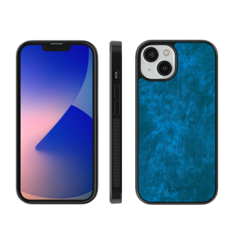 Zappy Leather - iPhone 12 PRO MAX - Grain leather Dark Blue