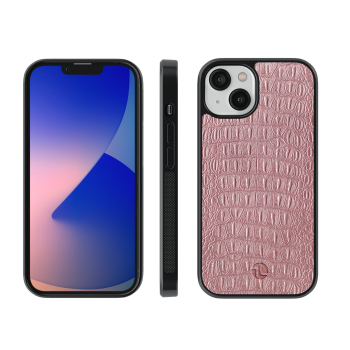 Zappy Leather - iPhone 12 PRO MAX - Crocodile Rose Gold