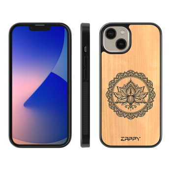 Zappy Wood - iPhone 12 PRO MAX - Anegre Mandala lotos