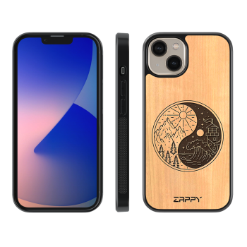 Zappy Wood - iPhone 12 PRO MAX - Anegre Yin & Yang