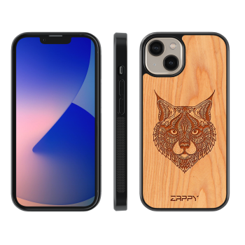 Zappy Wood - iPhone 12 PRO MAX - Cherry Cat Face